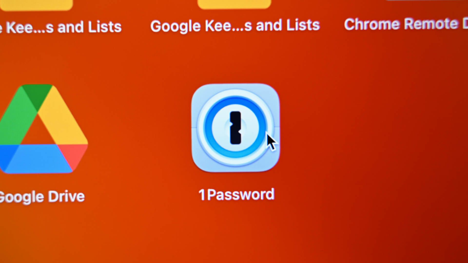 1Password app on a Mac