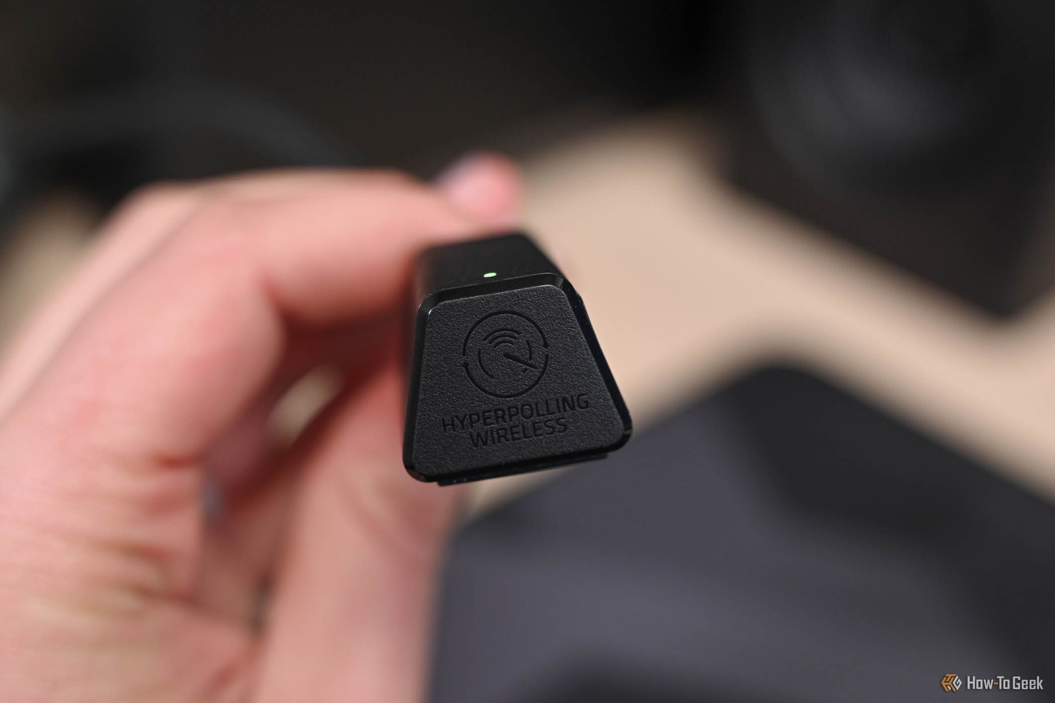 Hyperpolling Wireless receiver for the Razer BlackWidow V4 Pro 75%.