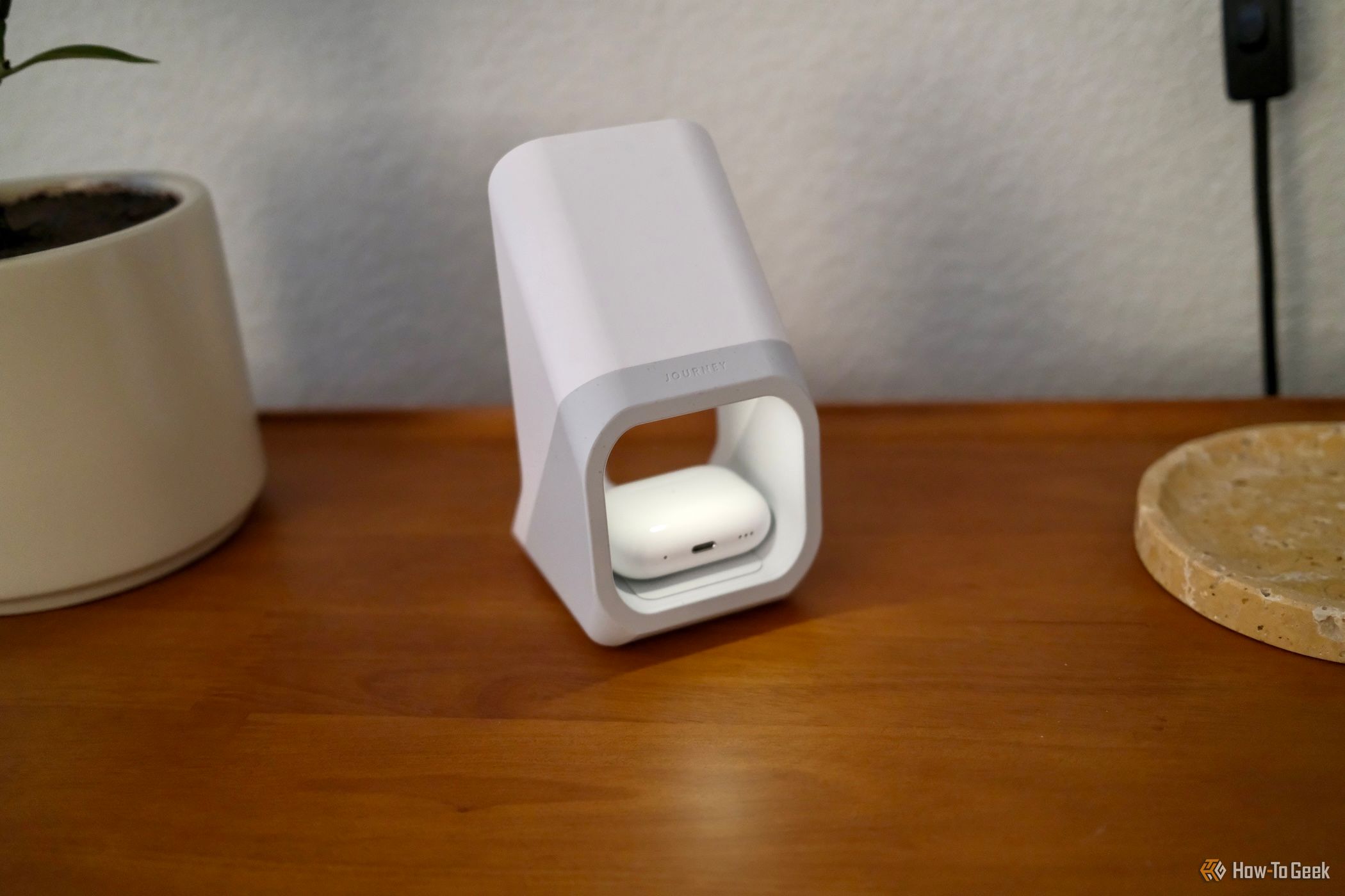 AirPods in Journey Nova 3-in-1 Charging Station