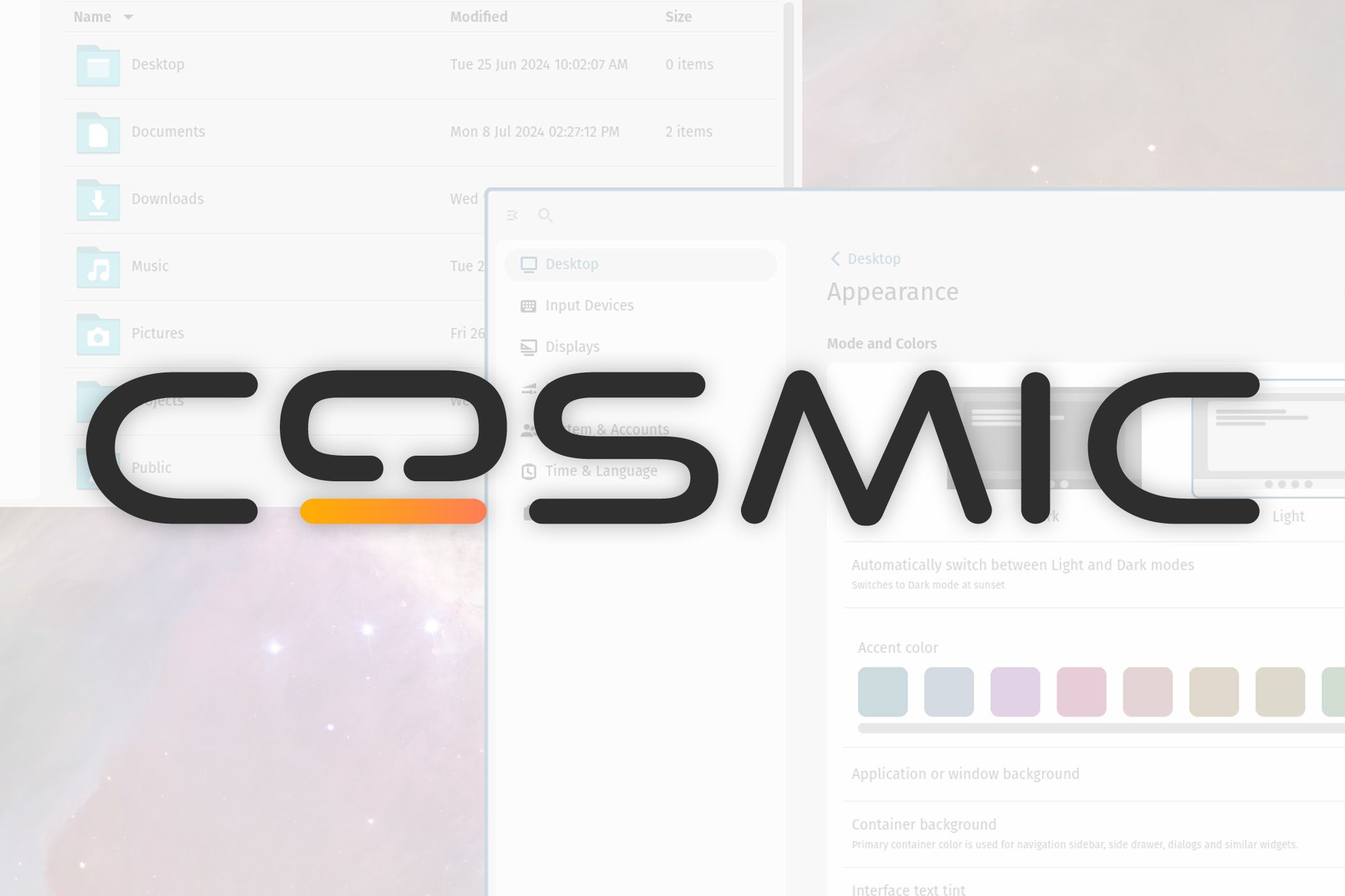 COSMIC desktop logo