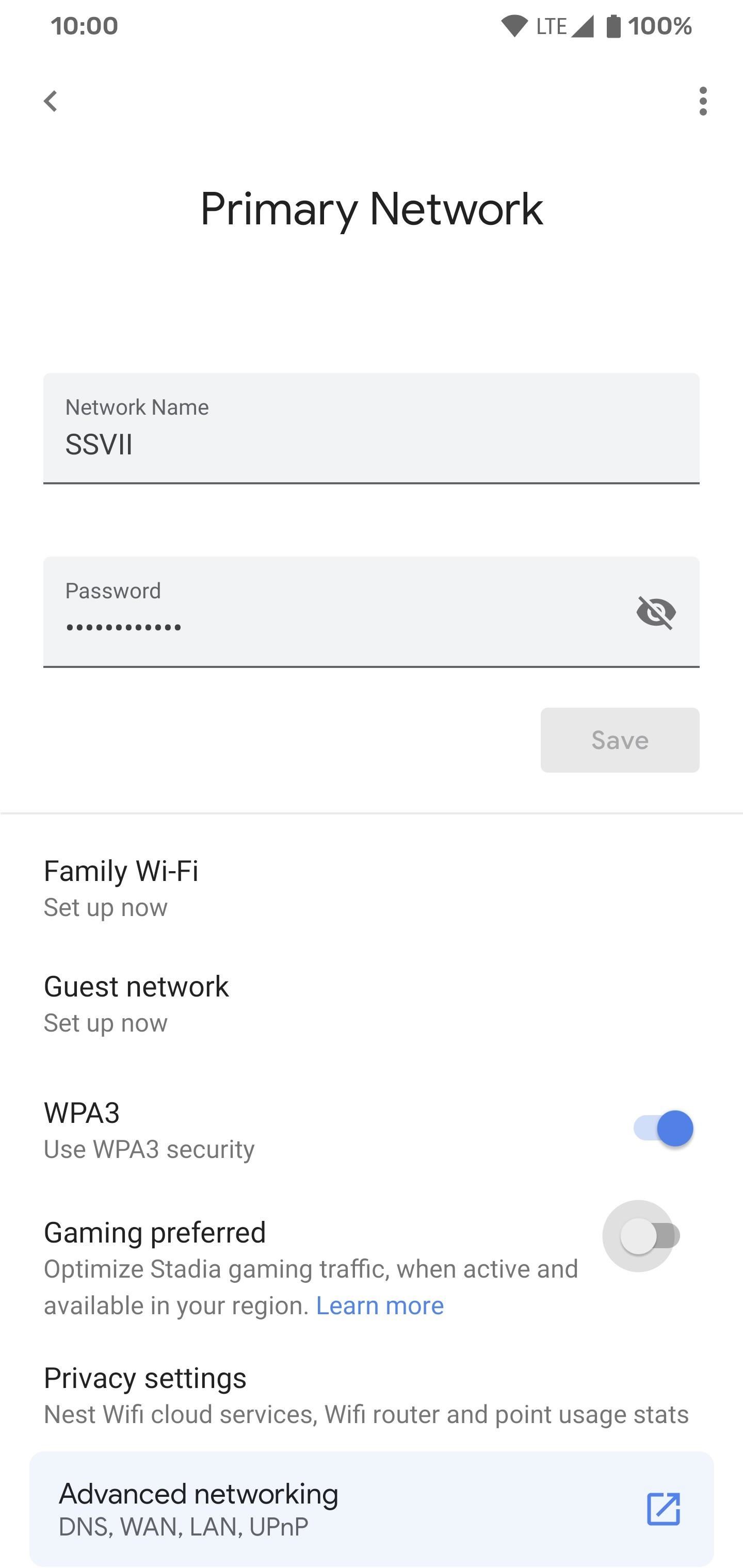 Enable Gaming Preferred Mode on Google Wifi or Nest Wifi for Smoother Stadia Streaming