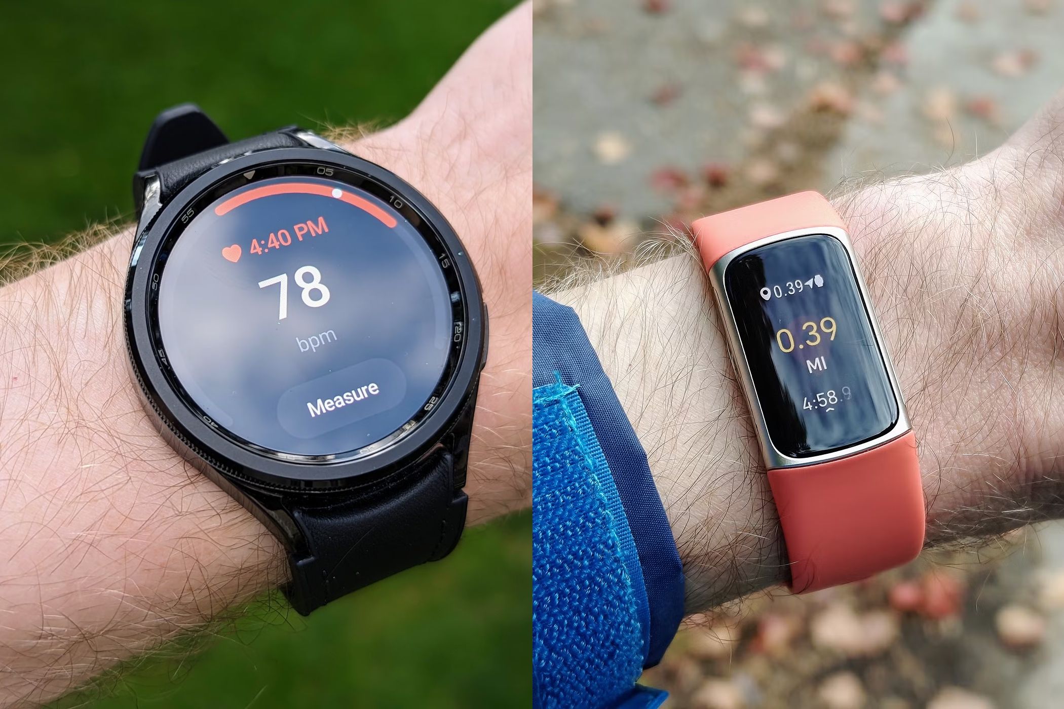 Galaxy Watch 6 and Fitbit Charge 6