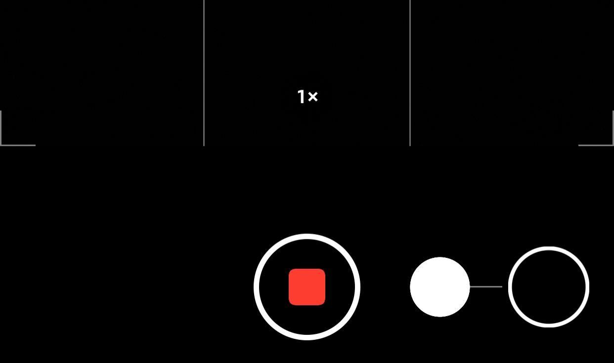 Locking the QuickTake mode in the iPhone camera app.