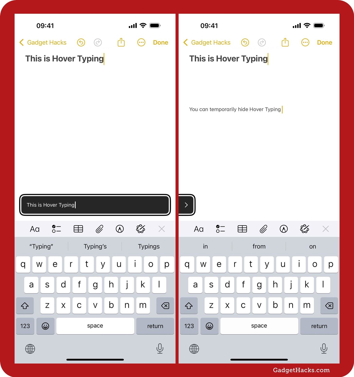 Make Typing Text Easier to Read on iPhone, iPad, or Mac with Apple's Hover Typing Tool