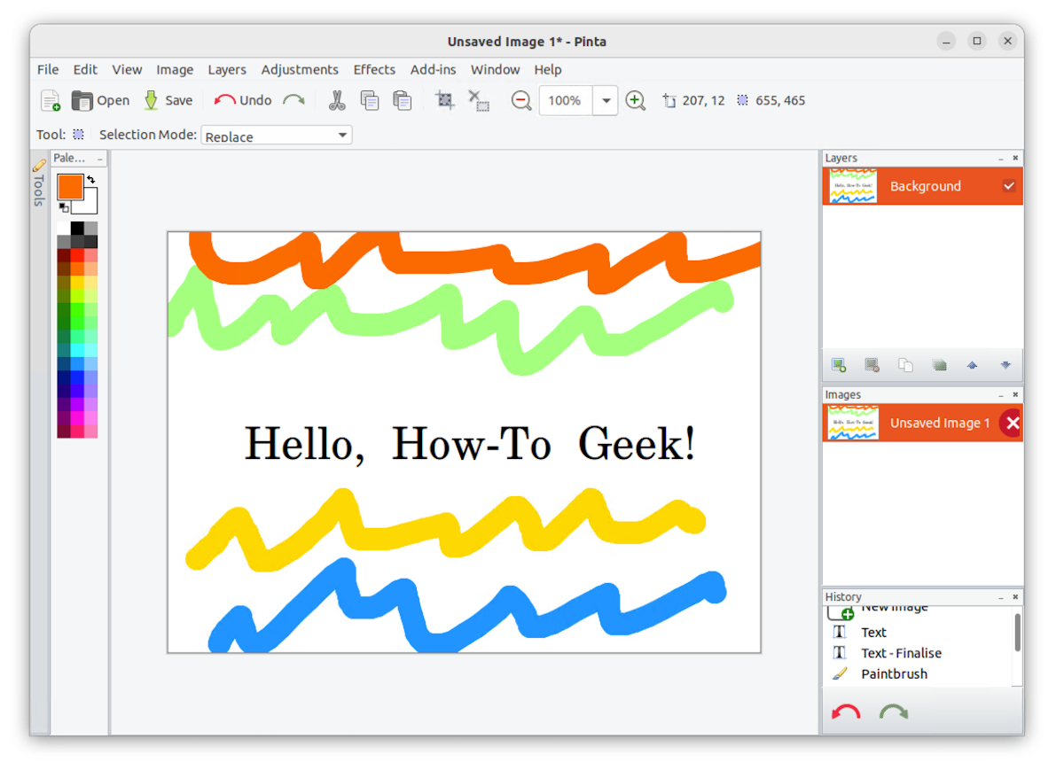 Pinta, a Microsoft Paint alternative for Linux