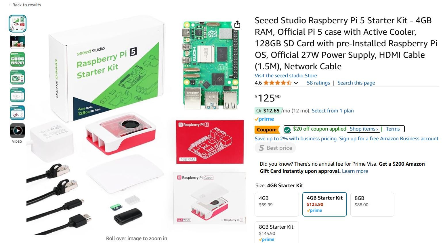 Rasbperry Pi desktop kit on Amazon.