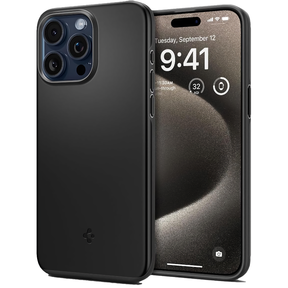 Spigen Thin Fit Designed for iPhone 15 Pro Max Case