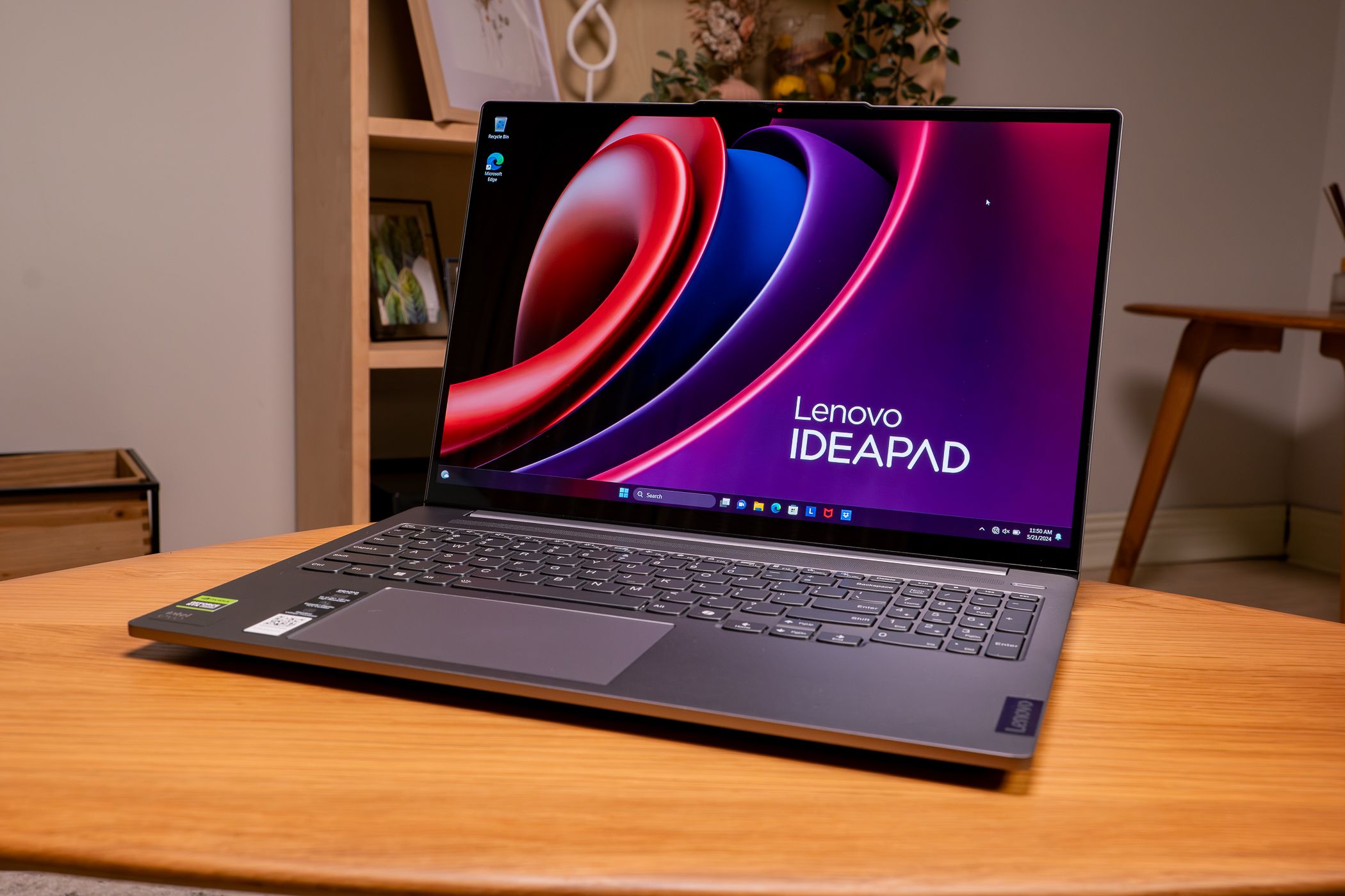 The IdeaPad Pro 5i on a table.