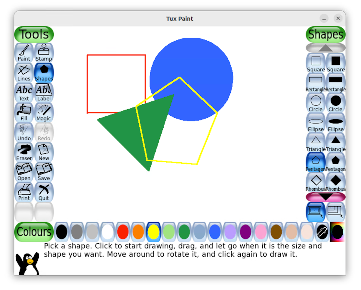 Tux Paint, a Microsoft Paint Alternative for Linux