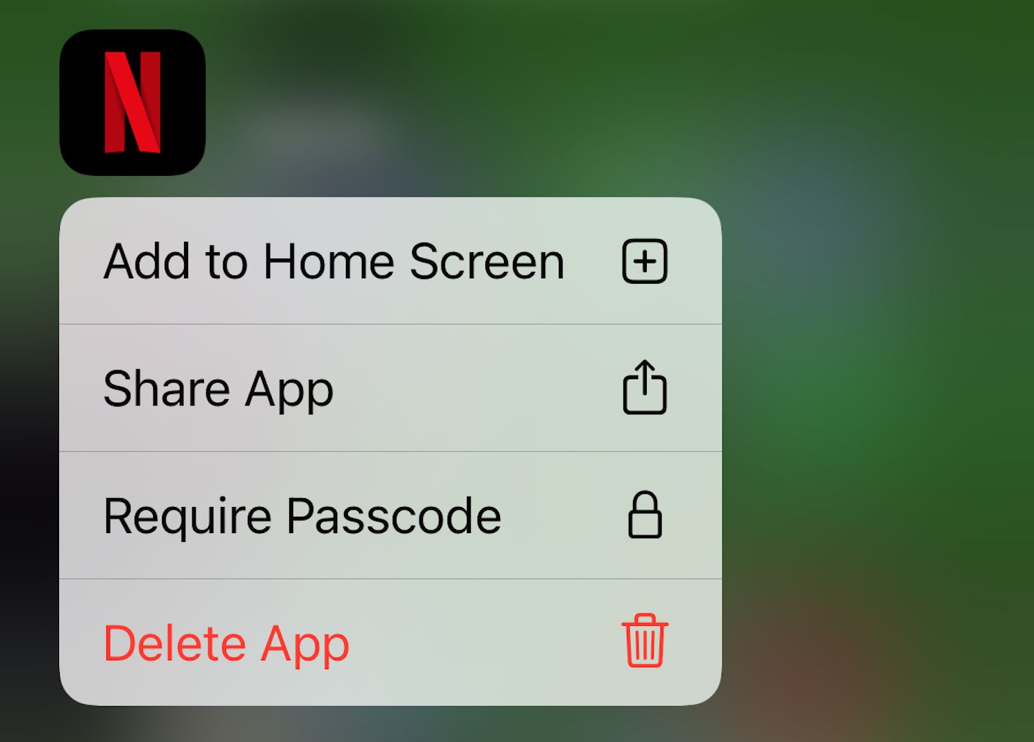 Adding a previously hidden app back to the Home Screen.