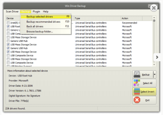 Win Driver backup