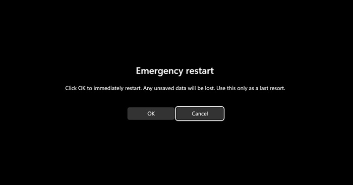 Emergency Restart