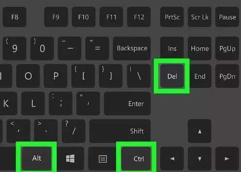 CTRL + ALT + Del