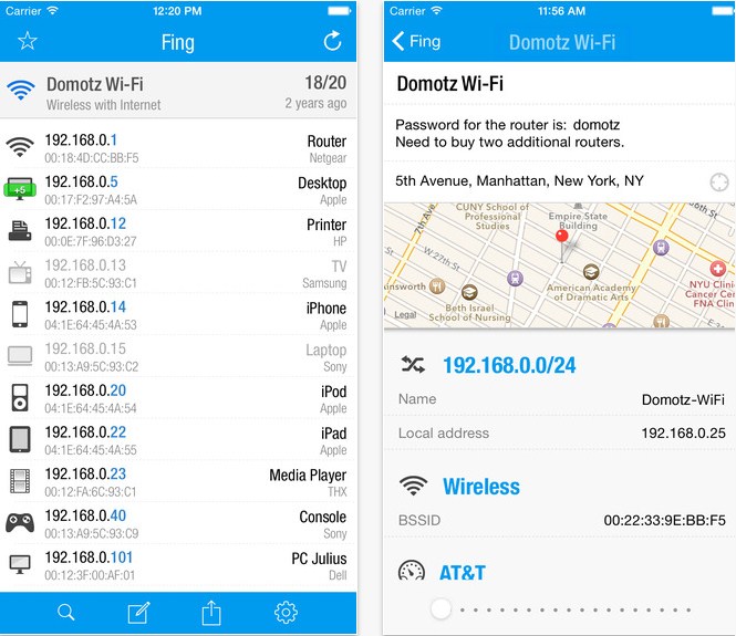 Fing - Network Tools for iOS