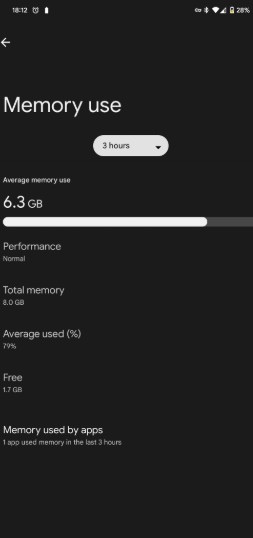 Check RAM Usage on Google Pixel Phones