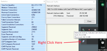 Network Activity Indicator