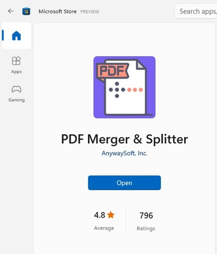 PDF Merger & Splitter