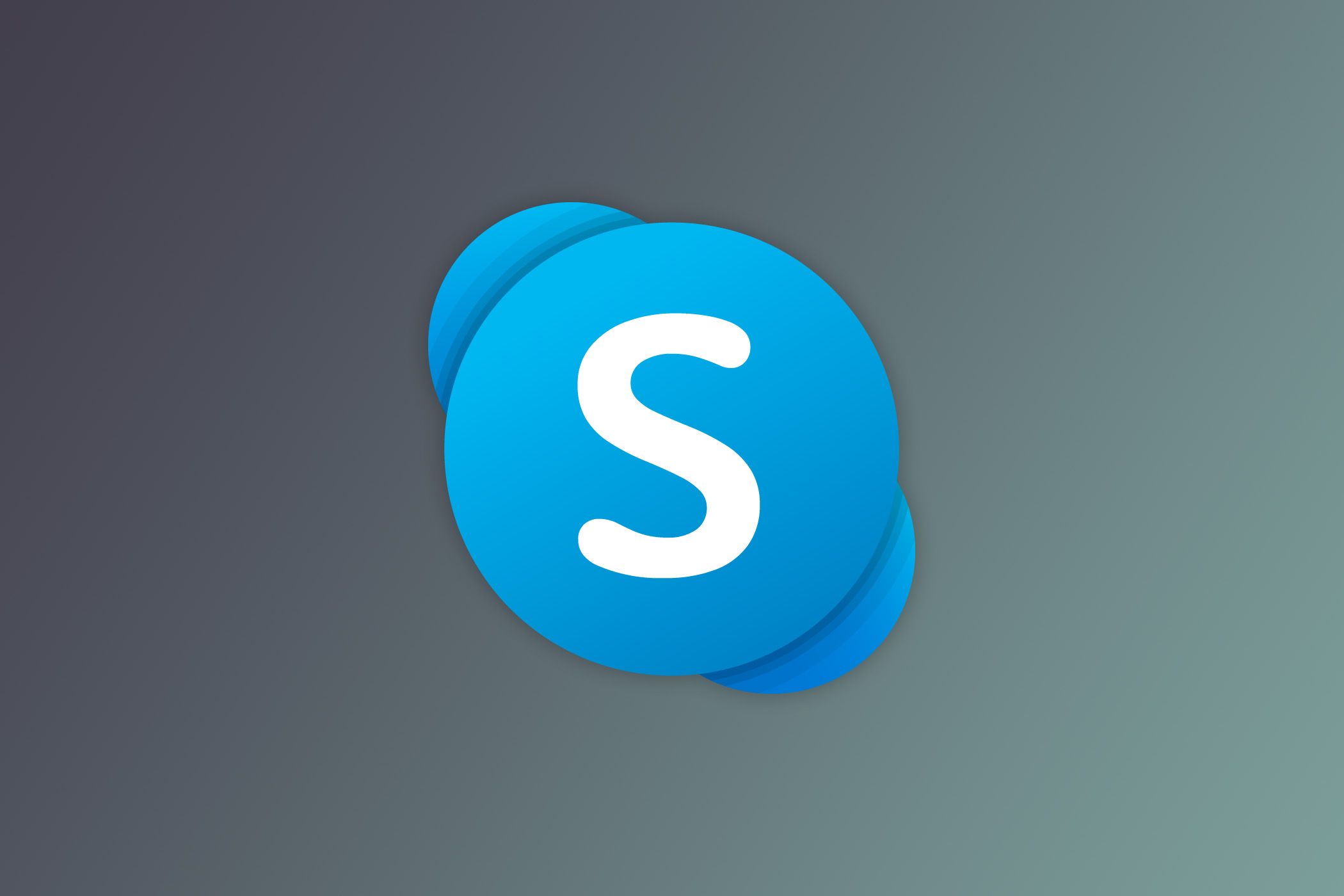 Skype logo.