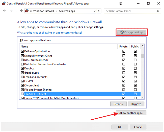 Unblock Spotify from Windows Firewall