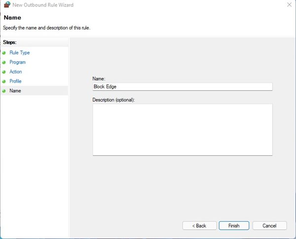 name the new firewall rule like Block Edge