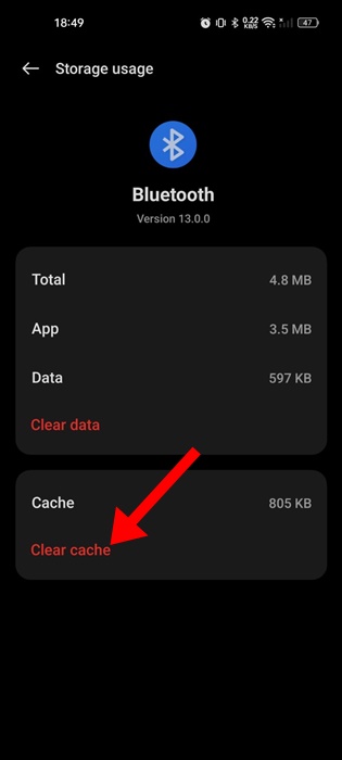 Clear Cache