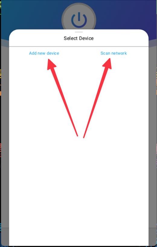 Choosing a method for adding a new Wolow device.