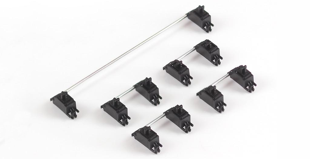 Cherry stabilizers for a mechanical keyboard.