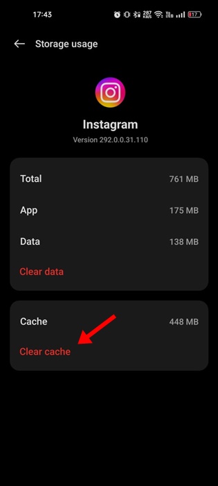 Clear Cache