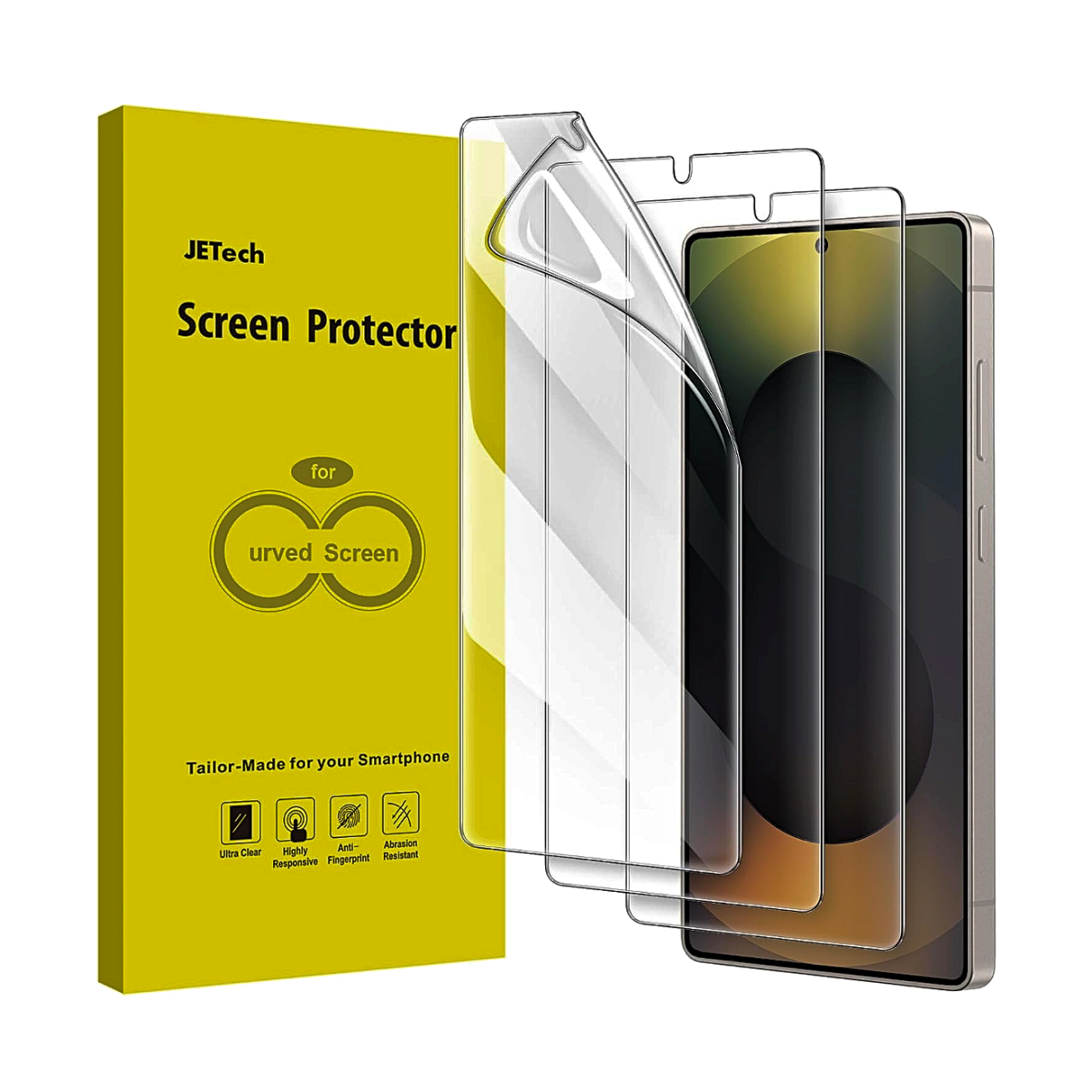 JETech Screen Protector for Samsung Galaxy S25 Ultra 5G