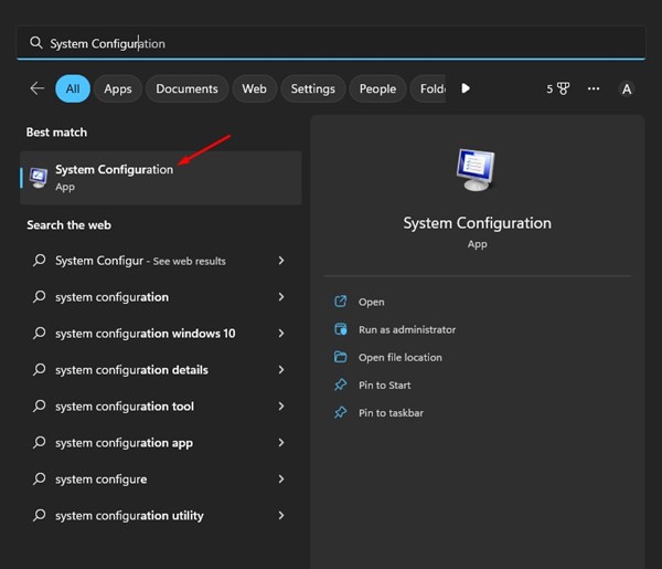 System Configuration