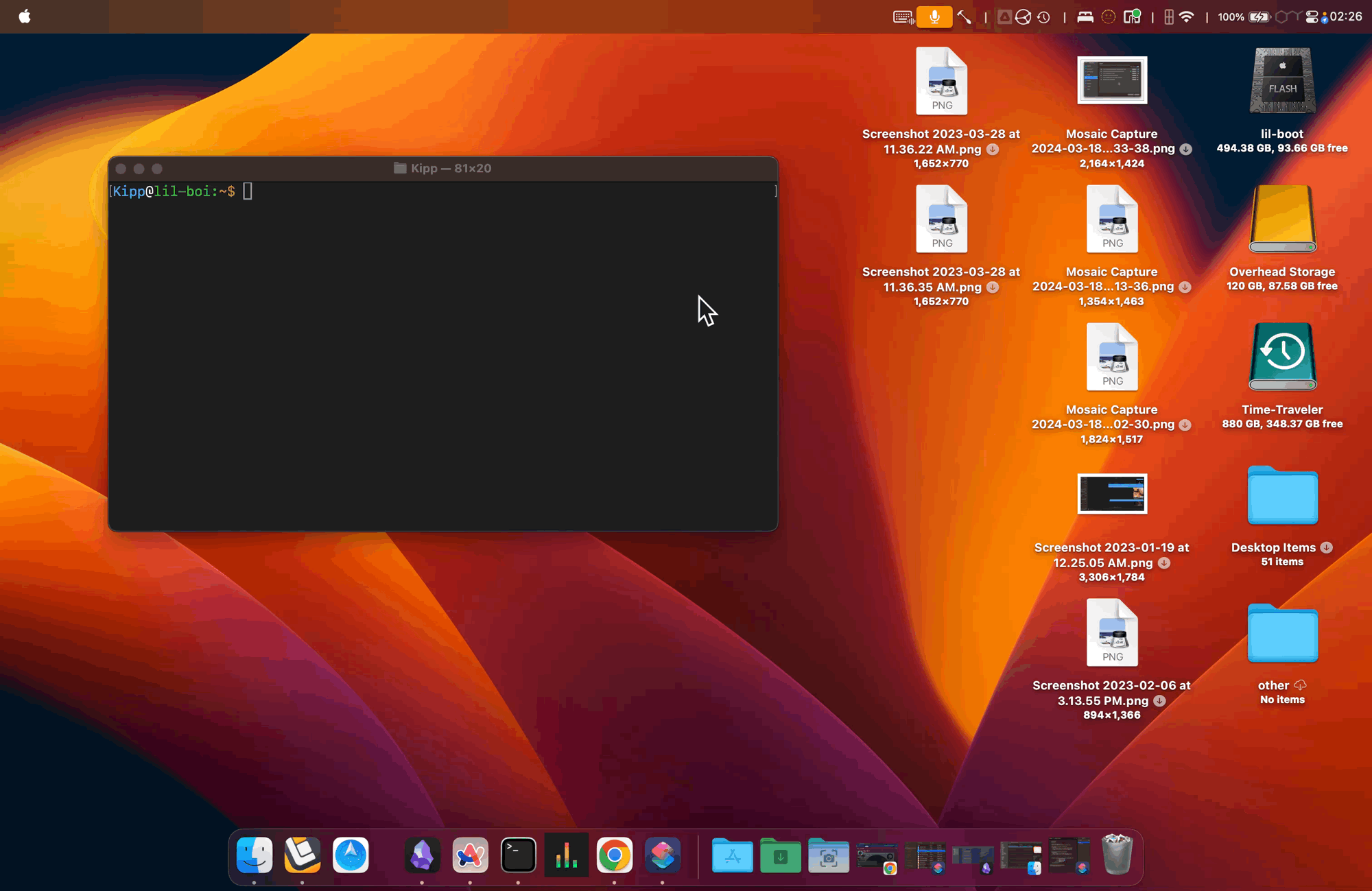 Running Declutter Desktop Shortcut via Terminal.