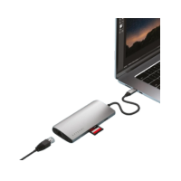 Satechi 8-in-1 USB-C Hub on a transparent background