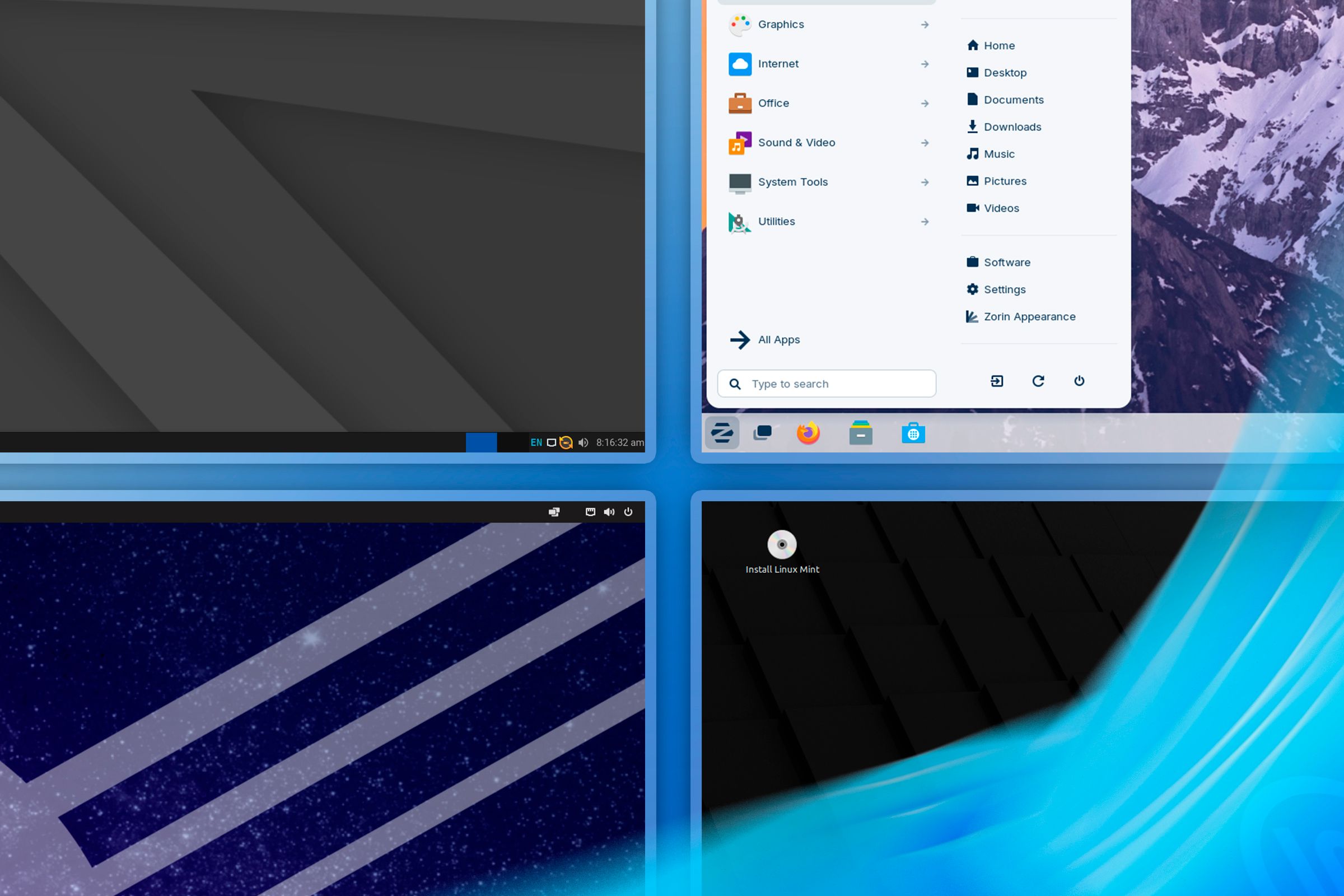 Some Linux distros that looks like Windows.