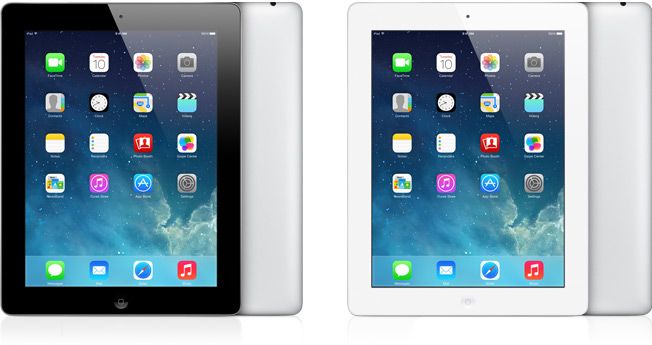 The iPad 2 in white and black.