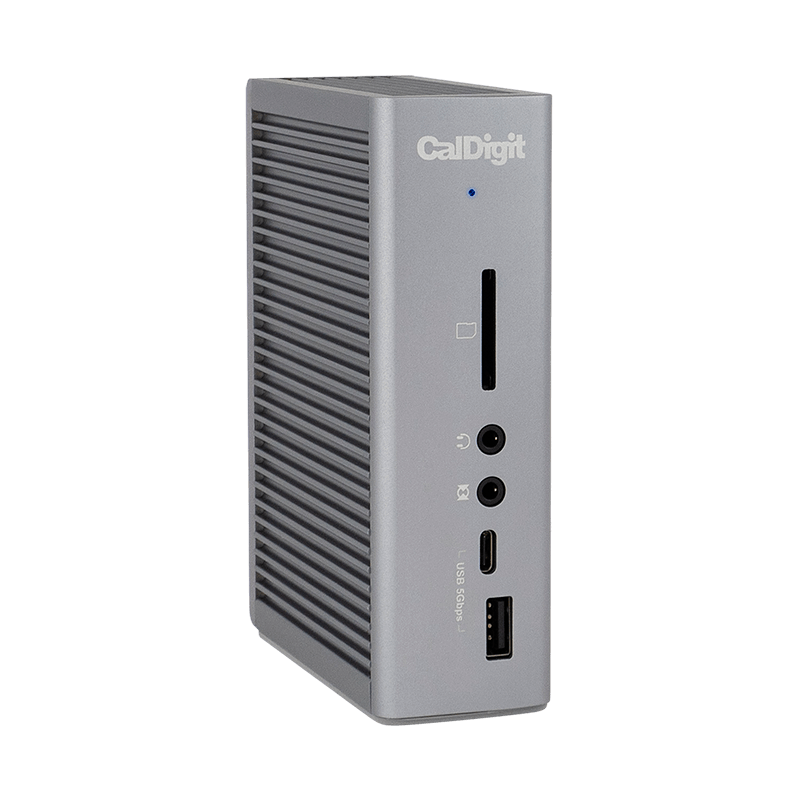 The front of the TS3 Plus Thunderbolt dock.