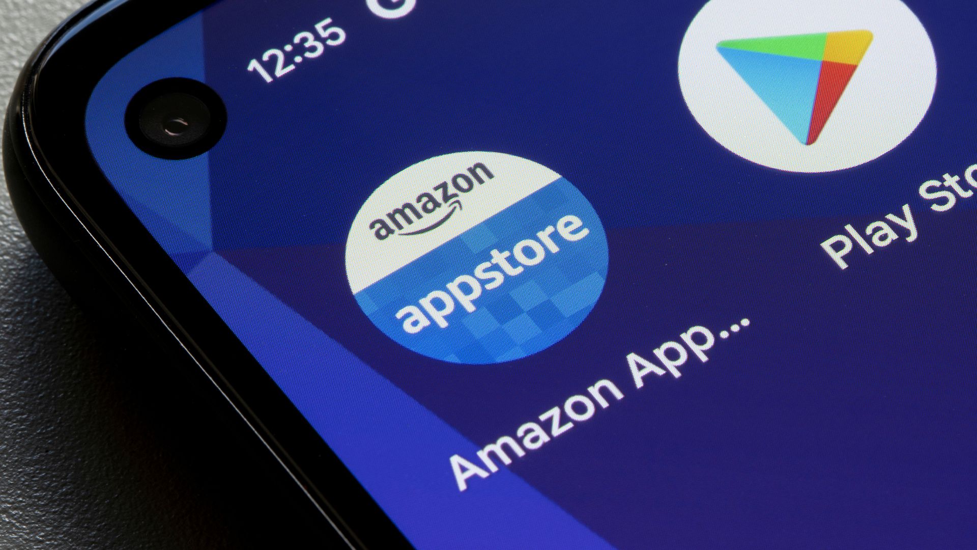 The Amazon Appstore on an Android phone.