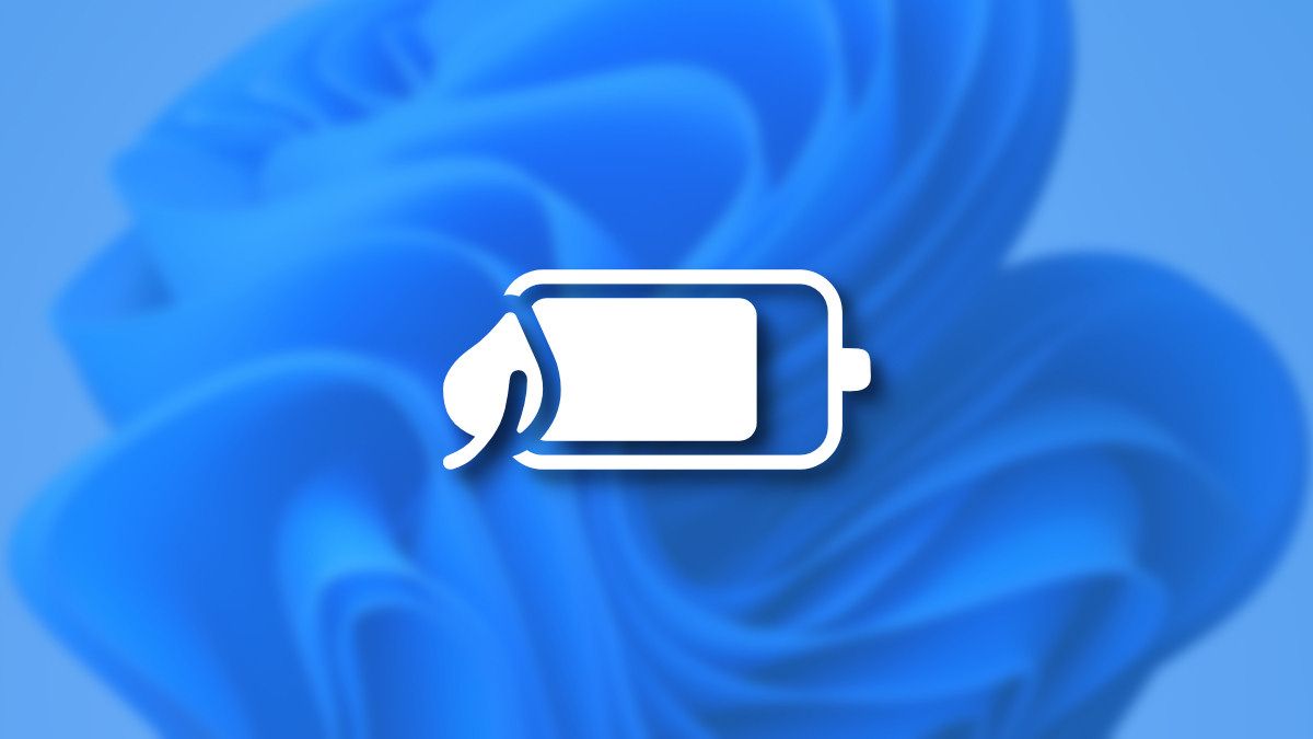 The Windows 11 Battery Saver icon