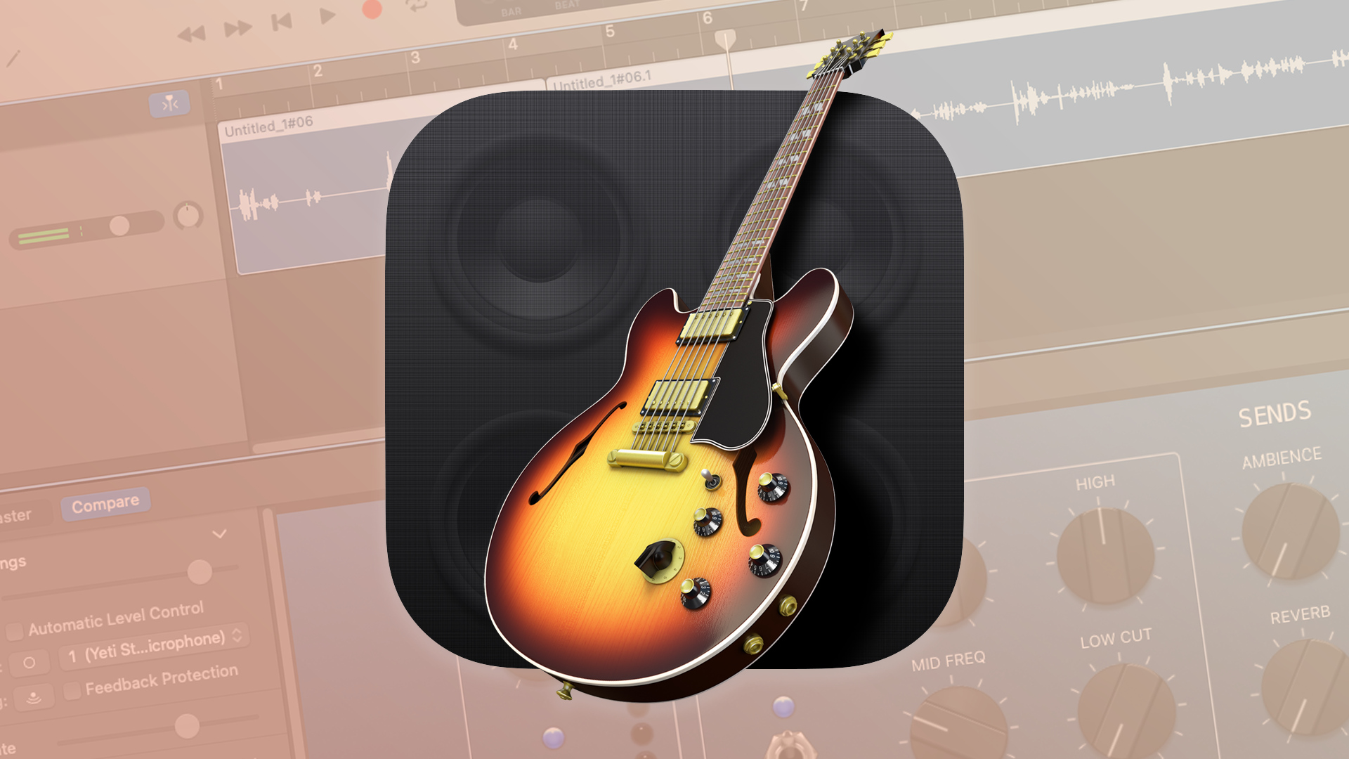 GarageBand logo artwork.