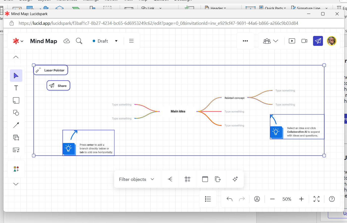 Lucidchart add-in for Microsoft Word