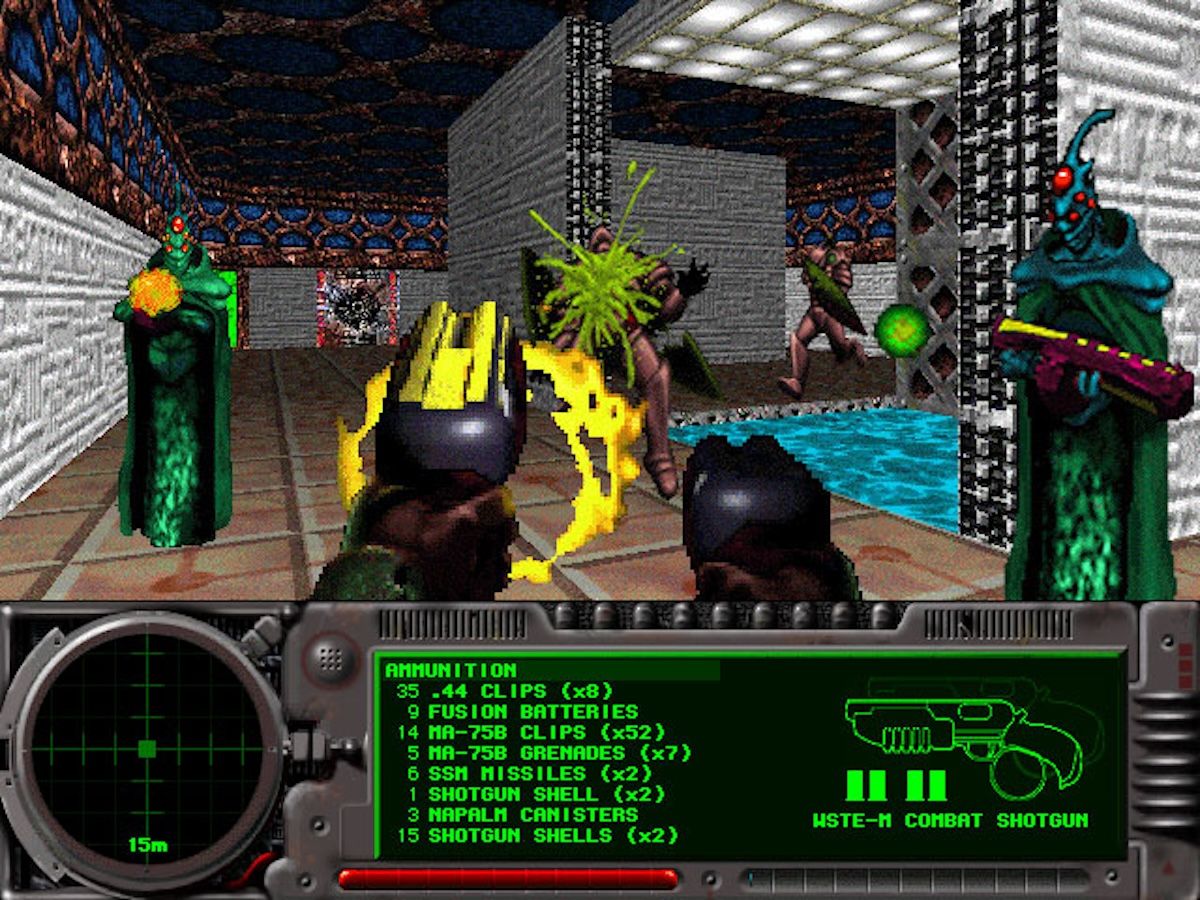 A screenshot from the Marathon game series.