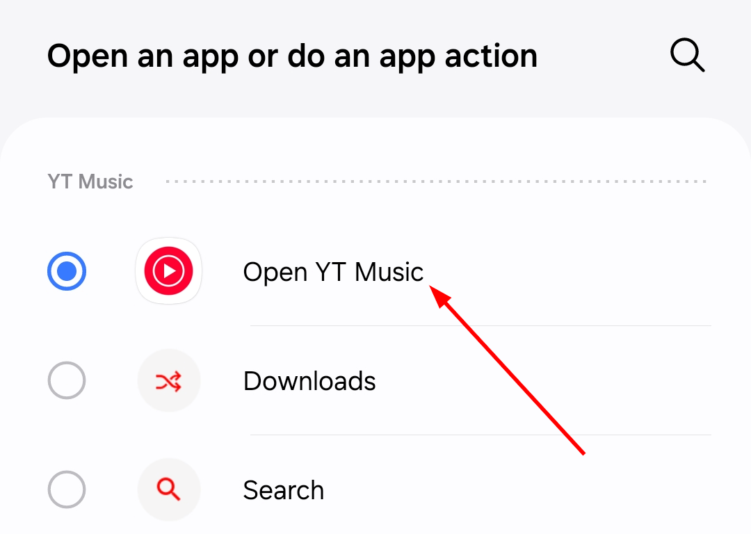 Choose Youtube Music as the music app of choice.