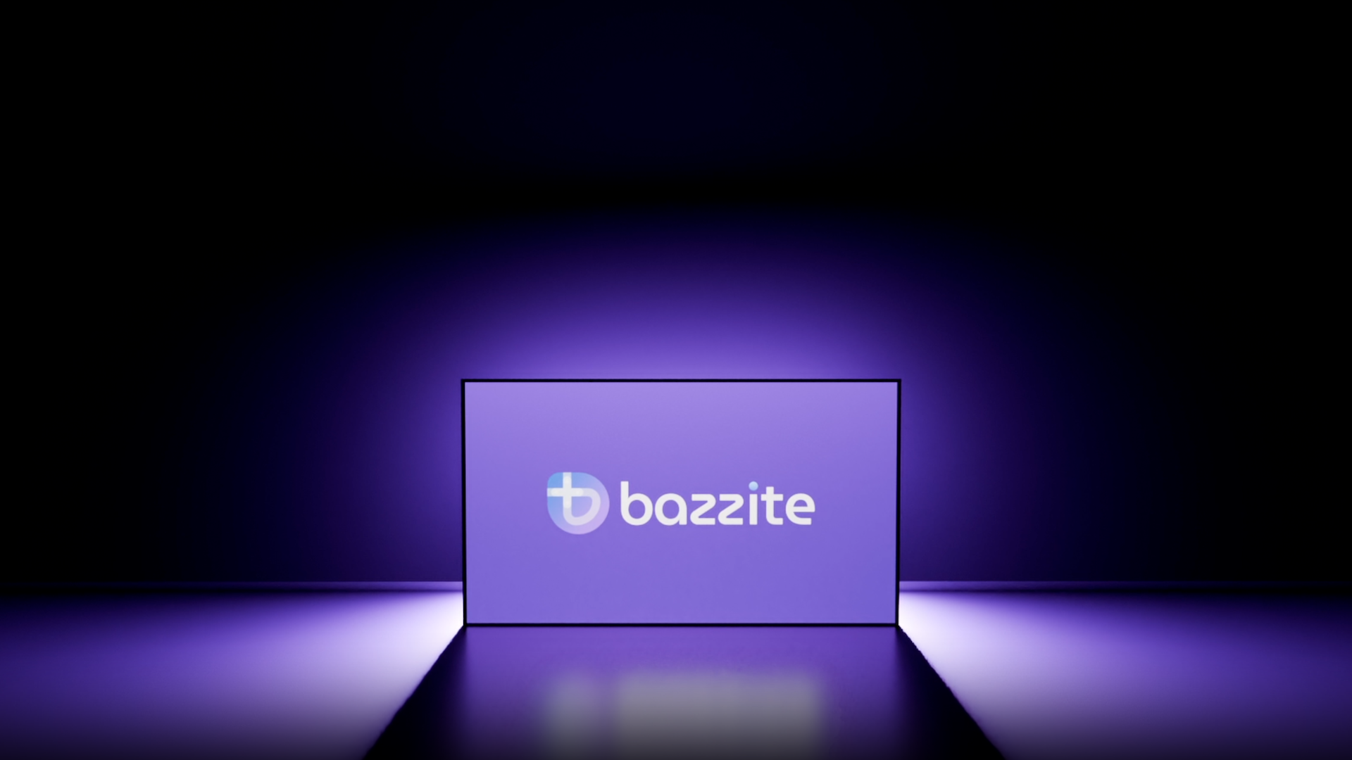 Bazzite OS logo shown on a computer screen.