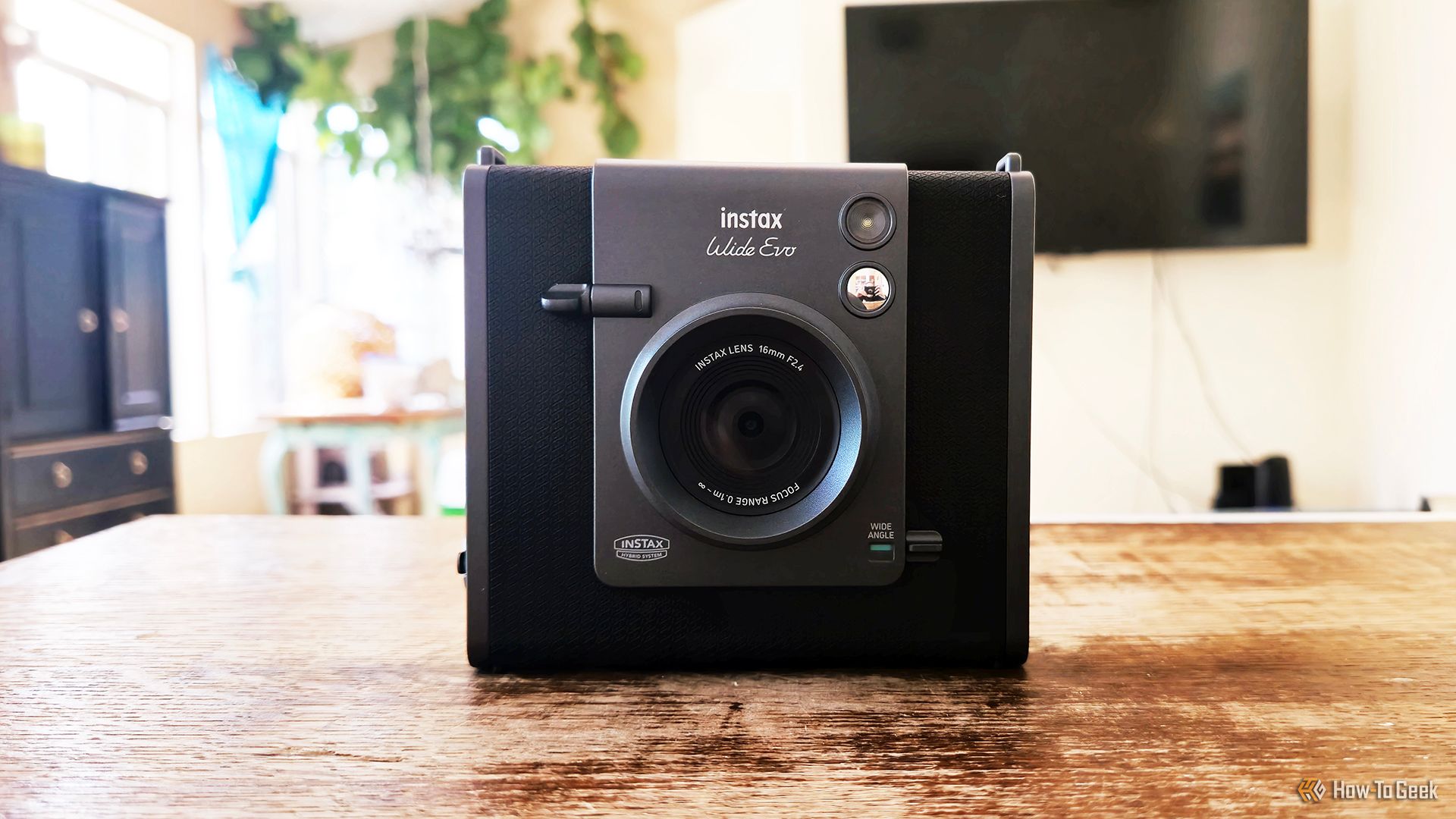 The Instax Wide Evo hybid camera.