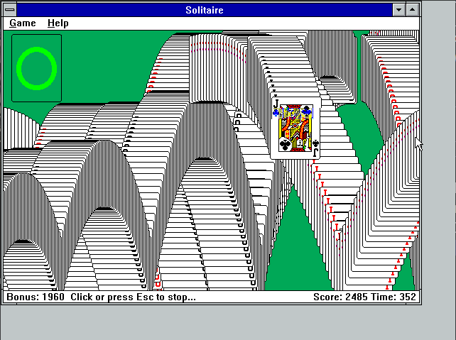 Windows 3.1 Solitaire.