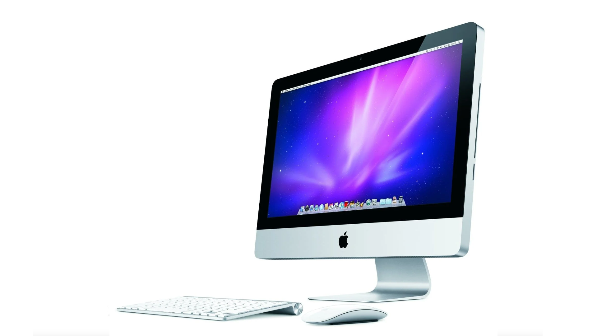 Aluminim iMac on a white background.