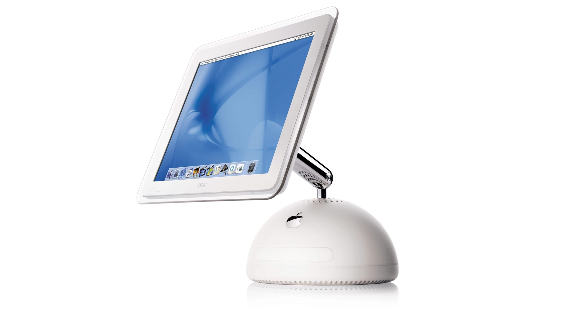 Apple iMac G4 on a white background.