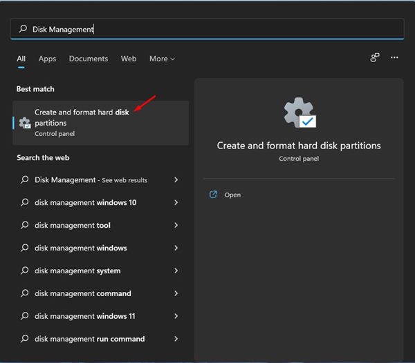 Create and format hard disk partitions