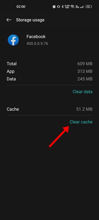 Clear Cache