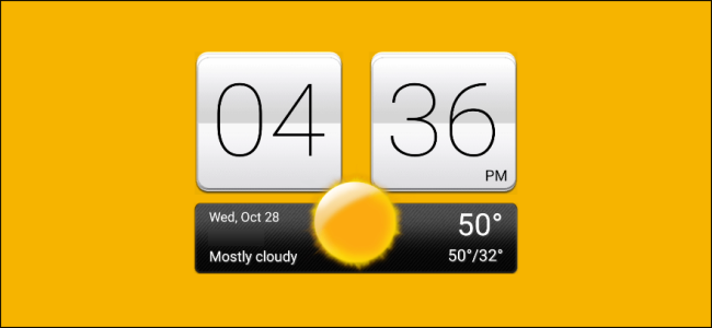 htc clock widget