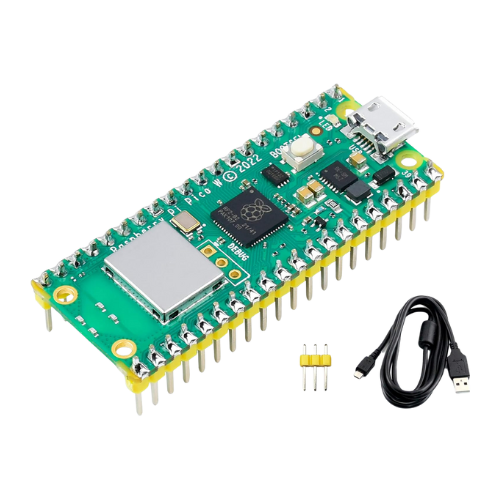 Raspberry Pi Pico W small with USB cable